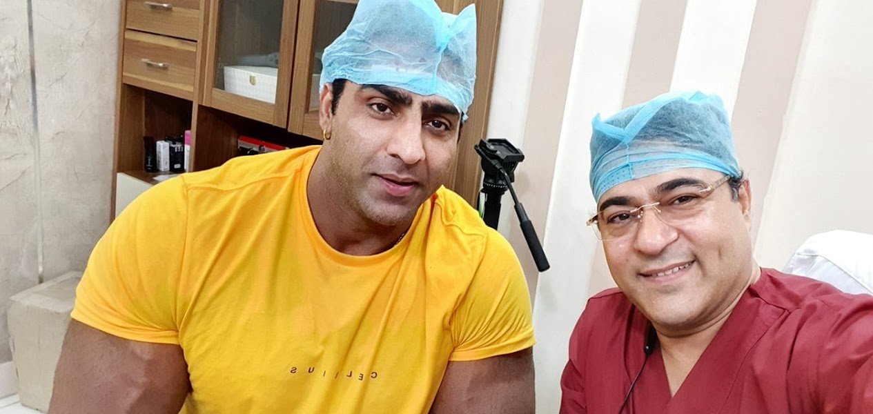Varinder Singh Ghumman, Mr Olympia, after turban baldness hair transplant at NeoGraft