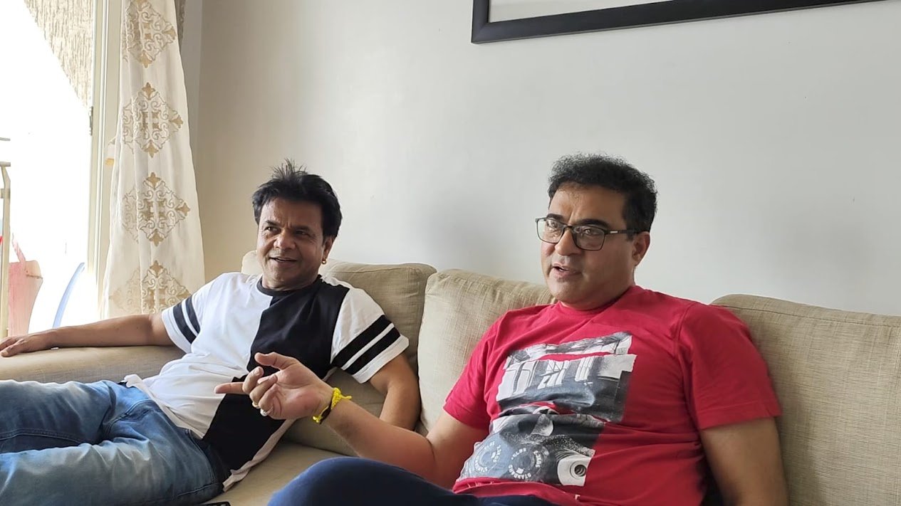 Rajpal Naurang Yadav, Bollywood actor, at NeoGraft Hair Clinic with Dr. Nav Vikram