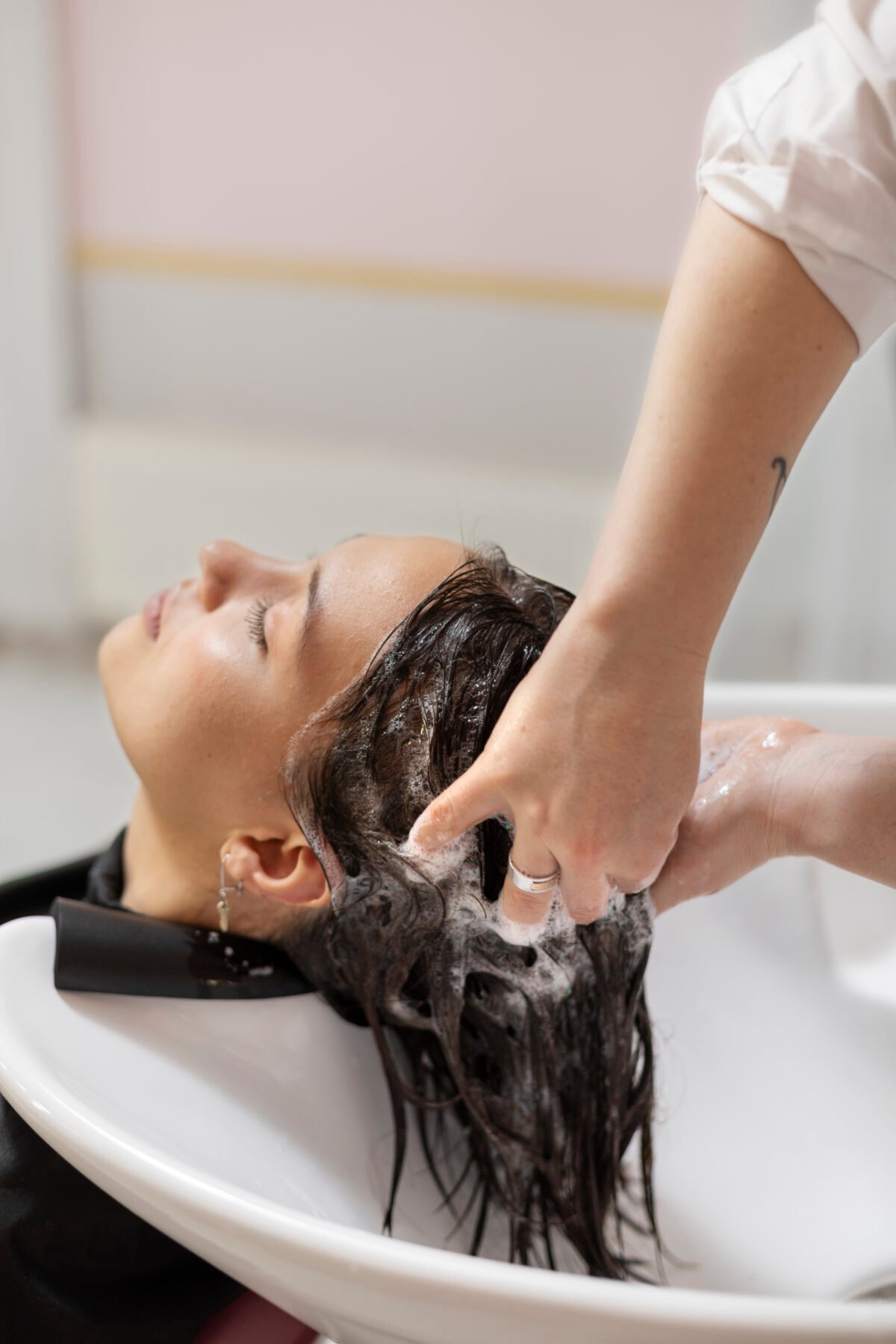 Woman getting treatment hairdresser shop scaled 1 - NeoGraft Hair Clinic Chandigarh